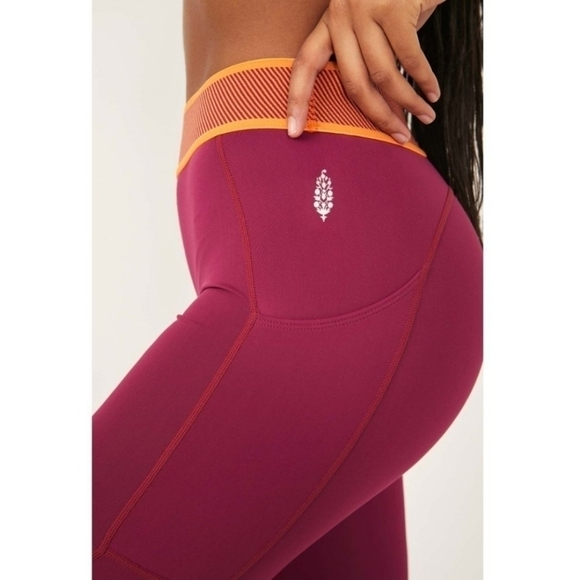 New FP Movement Endurance Mid-Rise Aubergine Run Tight Leggings NWT X-Small - Picture 7 of 16